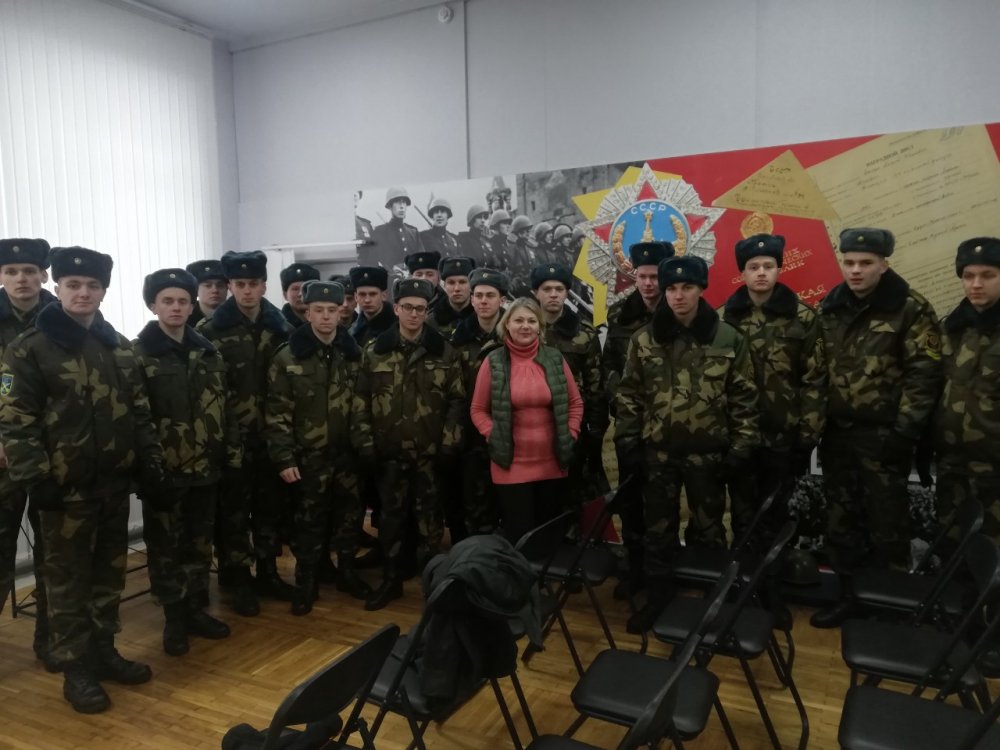 Военнослужащие воинской части №55719 в музее