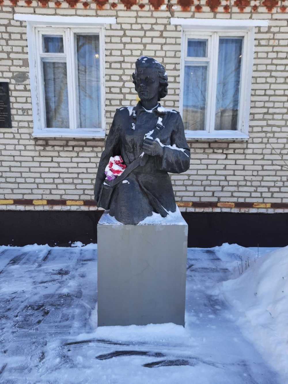 Вучні СШ № 16 г. Полацка ў музеі-кватэры